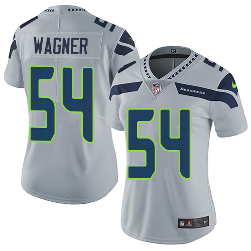 2019 Women Seattle Seahawks #54 Wagner grey Nike Vapor Untouchable Limited NFL Jersey